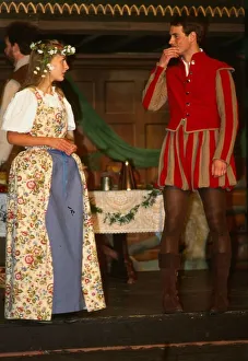 Prince Edward with Hannah Welfare in a play August 1987 acting at Haddo house Edinburgh Prince Edward with Hannah Welfare in a play August 1987 acting at Haddo house Edinburgh