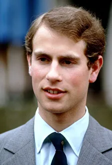 Prince Edward in London to launch the 800 mile all britain walk June 1986 Prince Edward in London to launch the 800 mile all britain walk June 1986