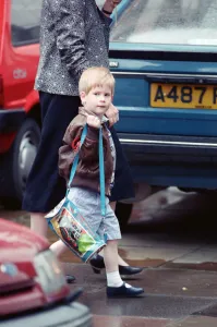 Prince Harry arrives for nursery school at Chepstow Villas nursery in Kensington Prince Harry arrives for nursery school at Chepstow Villas nursery in Kensington
