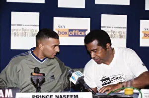 Prince Naseem Hamed with his new trainer Emanuel Steward From The Kronk Gym In Detroit Prince Naseem Hamed with his new trainer Emanuel Steward From The Kronk Gym In Detroit