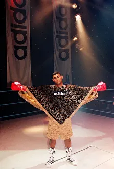 Prince Naseem Hamed the WBO Featherweight Champion in the new Adidas promotion at Prince Naseem Hamed the WBO Featherweight Champion in the new Adidas promotion at