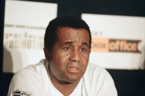 Prince Naseem Hamed's new trainer Emanuel Steward. From The Kronk Gym In Detroit seen Prince Naseem Hamed's new trainer Emanuel Steward. From The Kronk Gym In Detroit seen