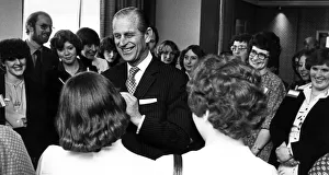 Prince Philip, Duke of Edinburgh meets award scheme recipients at the JM Centre Prince Philip, Duke of Edinburgh meets award scheme recipients at the JM Centre