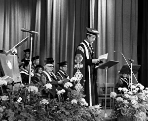 Prince Philip, Duke of Edinburgh at Salford University Degree day. 17th July 1971 Prince Philip, Duke of Edinburgh at Salford University Degree day. 17th July 1971