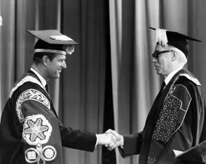 Prince Philip, Duke of Edinburgh and the Vice Chancellor of Salford University Dr Prince Philip, Duke of Edinburgh and the Vice Chancellor of Salford University Dr