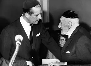 Prince Philip, Duke of Edinburgh visits Heathlands. In the synagogue he meets Prince Philip, Duke of Edinburgh visits Heathlands. In the synagogue he meets