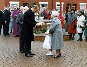 Prince Philip, Duke of Edinburgh visits Manchester. The Duke tours Ambrose Gardens Prince Philip, Duke of Edinburgh visits Manchester. The Duke tours Ambrose Gardens