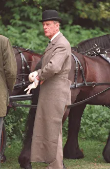 Prince Philip pictured at the Windsor horse show. May 1994 Prince Philip pictured at the Windsor horse show. May 1994
