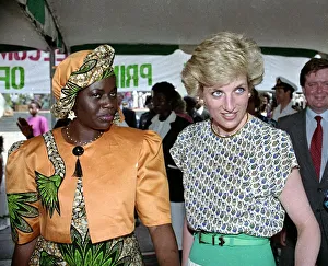 Prince and Princess of Wales Official Visit to Nigeria in West Africa Prince and Princess of Wales Official Visit to Nigeria in West Africa