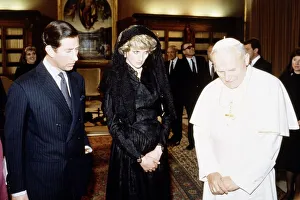 Prince and Princess of Wales visit to Italy and the Vatican City Prince and Princess of Wales visit to Italy and the Vatican City
