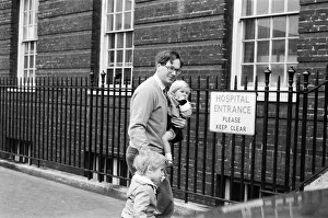 Prince Richard, Duke of Gloucester outside St Mary's Hospital Prince Richard, Duke of Gloucester outside St Mary's Hospital
