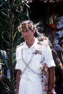 Prince of Wales crowned 10th Lapan of Manus in Papua New Guinea August 1984 Prince of Wales crowned 10th Lapan of Manus in Papua New Guinea August 1984