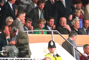 PRINCE OF WALES AND THE PRINCESS OF WALES WATCH THE 1991 FA CUP FINAL 1991/4472 PRINCE OF WALES AND THE PRINCESS OF WALES WATCH THE 1991 FA CUP FINAL 1991/4472