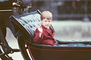 Images Dated 11th June 1988: Prince William, aged 5 and two weeks away from his 21st June 6th birthday Buckingham