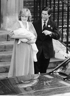Prince William Collection 1982 Princess Diana, the Princess of Wales holds her Prince William Collection 1982 Princess Diana, the Princess of Wales holds her