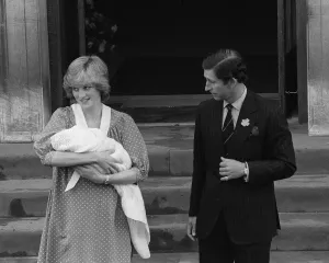 Prince William Collection 1982 Princess Diana, the Princess of Wales holds her Prince William Collection 1982 Princess Diana, the Princess of Wales holds her