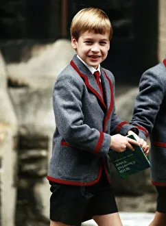 Prince William Collection 1989 Prince William leaving Thanksgiving Service at Prince William Collection 1989 Prince William leaving Thanksgiving Service at