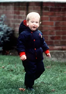 Prince William at Kensington Palace December 1983 Prince William at Kensington Palace December 1983