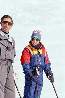 Prince William and Prince Charles pictured during a skiing holiday in Klosters Prince William and Prince Charles pictured during a skiing holiday in Klosters