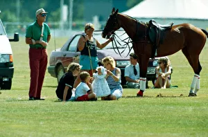 Prince William with Princess Beatrice at Windsor Horse Watching Prince William with Princess Beatrice at Windsor Horse Watching