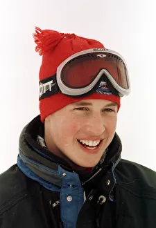 Prince William on slopes at Whistler Mountain near Vancouver March 1998 wearing ski Prince William on slopes at Whistler Mountain near Vancouver March 1998 wearing ski