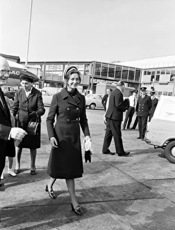 Princess Alexandra at Heathrow Airport. 23rd September 1970 Princess Alexandra at Heathrow Airport. 23rd September 1970