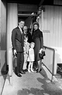 Princess Alexandra and her husband Angus Ogilvy at Heathrow Airport with their children Princess Alexandra and her husband Angus Ogilvy at Heathrow Airport with their children