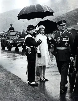 Princess Anne with the Duke of Edinburgh at Holyrood Park 1968 Princess Anne with the Duke of Edinburgh at Holyrood Park 1968