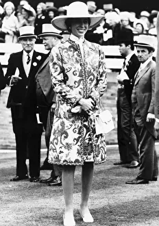 Princess Anne at the First Day of Royal Ascot June 1972 Princess Anne at the First Day of Royal Ascot June 1972