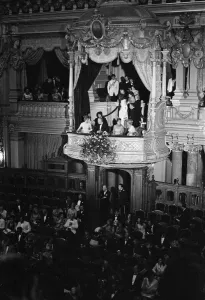Princess Anne at the Opera de Monte-Carlo in Monte-Carlo alongside Prince Rainier Princess Anne at the Opera de Monte-Carlo in Monte-Carlo alongside Prince Rainier