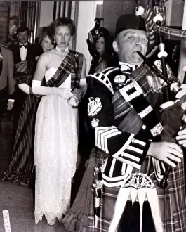 Princess Anne at Royal Scots 350th anniversary Ball Edinburgh 1983 Princess Anne at Royal Scots 350th anniversary Ball Edinburgh 1983