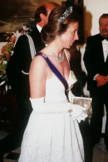 Princess Anne at the state banquet in Belgrave square Princess Anne at the state banquet in Belgrave square