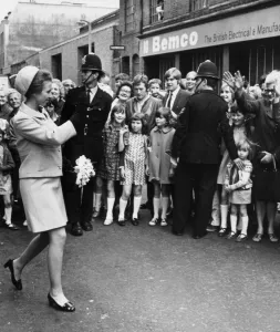 Princess Anne on walkabout in Southwark, London - June 1969 Princess Anne on walkabout in Southwark, London - June 1969