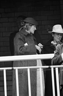 Images Dated 3rd April 1982: Princess Diana at Aintree Racecourse for the the Grand National horserace. 3rd April 1982