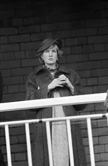 Images Dated 3rd April 1982: Princess Diana at Aintree Racecourse for the the Grand National horserace. 3rd April 1982