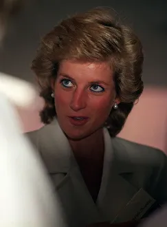 Princess Diana at Ambulance Headquarters, 7th July 1989 Princess Diana at Ambulance Headquarters, 7th July 1989