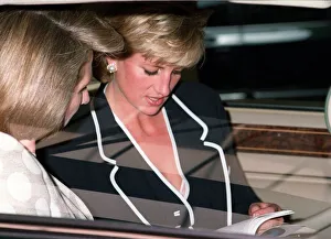Princess Diana arrives at Heathrow Airport before jetting off the United States for a Princess Diana arrives at Heathrow Airport before jetting off the United States for a