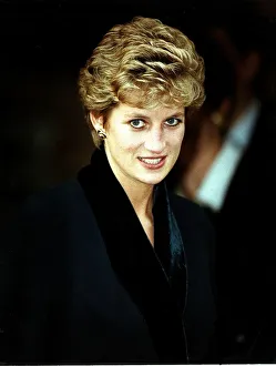 Princess Diana arrives for the relaunch of the Birthright charity at the Regent Hotel Princess Diana arrives for the relaunch of the Birthright charity at the Regent Hotel