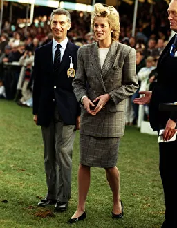 Princess Diana attends the Burghley Horse trials in Lincolnshire, England Princess Diana attends the Burghley Horse trials in Lincolnshire, England