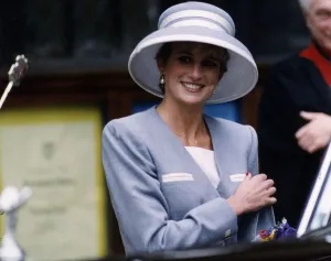 Princess Diana attends a service for the 50th Anniversary of the Battle of El Alamein at Princess Diana attends a service for the 50th Anniversary of the Battle of El Alamein at