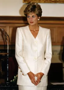 Princess Diana attends a Special Service Awards ceremony at Lambeth palace where she Princess Diana attends a Special Service Awards ceremony at Lambeth palace where she