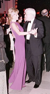 Princess Diana dances with American chat show host Phil Donahue at a charity gala dinner Princess Diana dances with American chat show host Phil Donahue at a charity gala dinner