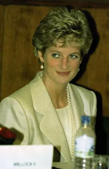 Princess Diana at the European Parliament in Brussels, Belgium Princess Diana at the European Parliament in Brussels, Belgium
