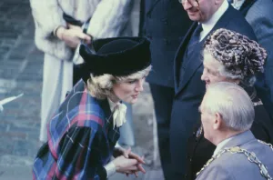 Princess Diana meets and greets the people of Shrewsbury in Shropshire Princess Diana meets and greets the people of Shrewsbury in Shropshire