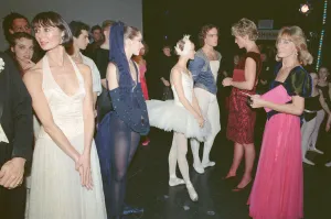 Princess Diana meets the mini ballet stars at Her Majesty's Theatre, Haymarket Princess Diana meets the mini ballet stars at Her Majesty's Theatre, Haymarket