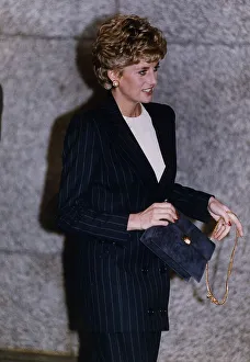 Princess Diana at the Metropole Hotel in London to attend a European Drug prevention Princess Diana at the Metropole Hotel in London to attend a European Drug prevention