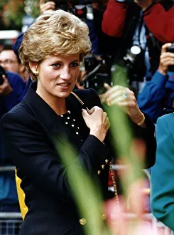 Princess Diana pays a visit to the West London Mission at Hinde Street Methodist church Princess Diana pays a visit to the West London Mission at Hinde Street Methodist church