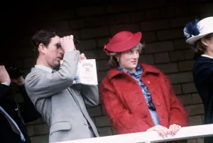 Princess Diana and Prince Charles at Aintree Racecourse in Liverpool for the the Grand Princess Diana and Prince Charles at Aintree Racecourse in Liverpool for the the Grand