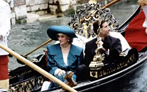 Princess Diana & Prince Charles Overseas Visit to Venice, Italy 5th May 1985 Princess Diana & Prince Charles Overseas Visit to Venice, Italy 5th May 1985