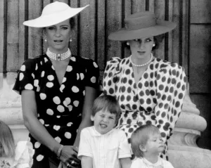 Princess Diana with Princess Michael of Kent, Prince William Princess Diana with Princess Michael of Kent, Prince William